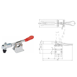 Cleme orizontale HS-201-B