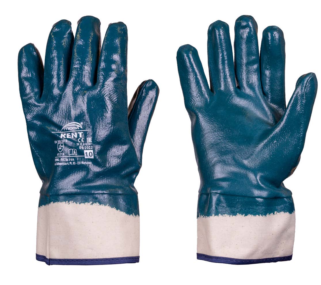 Manusi bumbac acoperite cu nitril - MOST KENT
