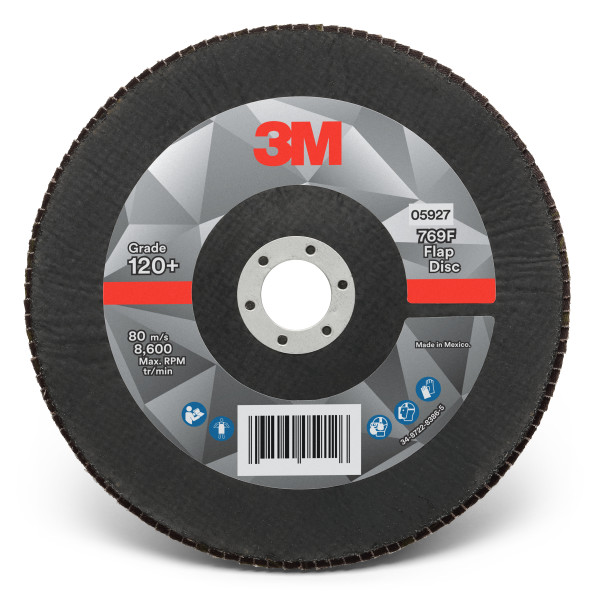Disc lamelar 3M™ 769F, 125 mm, 60+ , conic