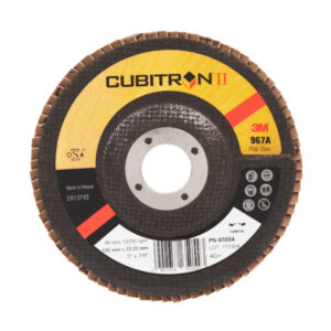 Disc lamelar 3M™ Cubitron™ II 967A, 125 mm, 40+, conic
