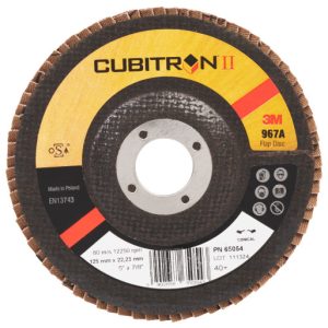 Disc lamelar 3M™ Cubitron™ II 967A, 125 mm, 40+, conic