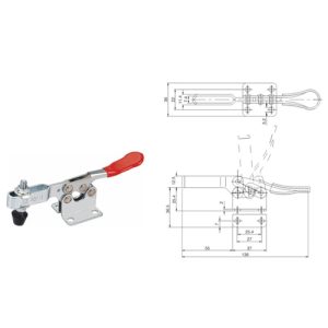 Cleme orizontale HS-201-B