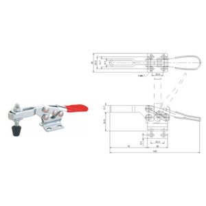 Cleme orizontale HS-225-D