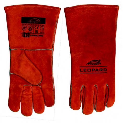 Manusi piele sudor MOST LEOPARD